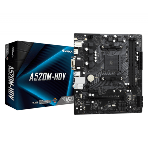 MOTHER ASROCK (AM4) A520M-HDV MOTHER ASROCK (AM4) A520M-HDV