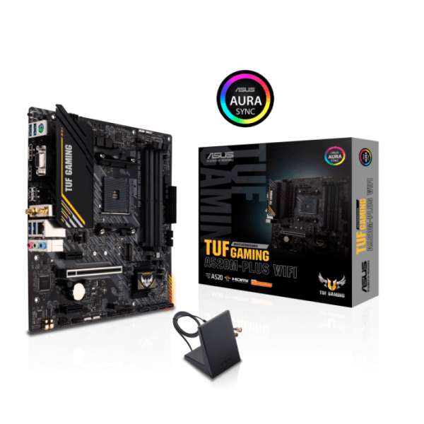 MOTHER ASUS (AM4) TUF GAMING A520M-PLUS WIFI MOTHER ASUS (AM4) TUF GAMING A520M-PLUS WIFI