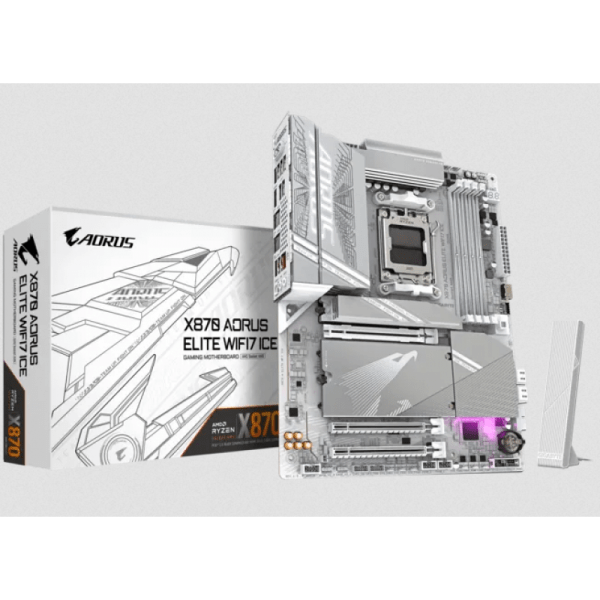 MOTHER GIGABYTE (AM5) X870M A ELITE WF7 ICE MOTHER GIGABYTE (AM5) X870M A ELITE WF7 ICE