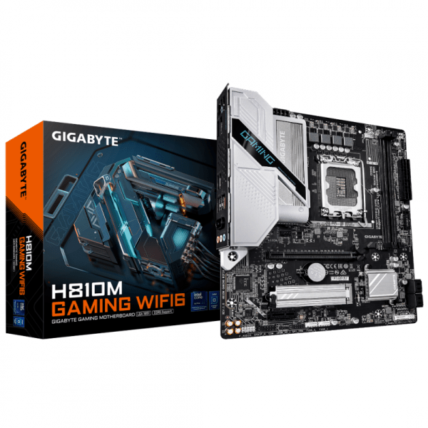 MOTHER GIGABYTE (LGA 1851) H810M GAMING WIFI6 MOTHER GIGABYTE (LGA 1851) H810M GAMING WIFI6