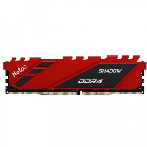 MEMORIA NETAC SHADOW DDR4 3200 16GB C16 RED MEMORIA NETAC SHADOW DDR4 3200 16GB C16 RED
