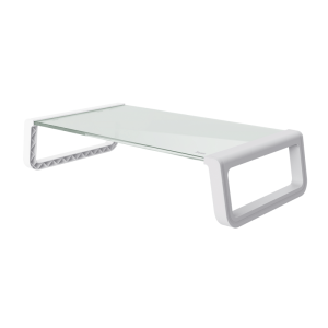 SOPORTE TRUST MONTA MONITOR VIDRIO STAND WHITE SOPORTE TRUST MONTA MONITOR VIDRIO STAND WHITE