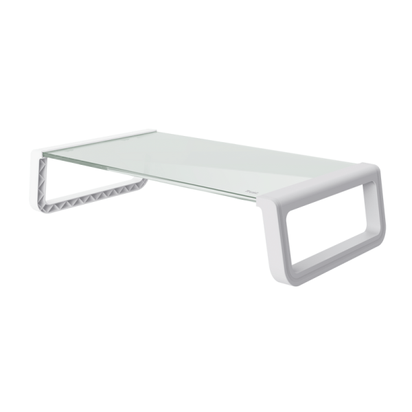 SOPORTE TRUST MONTA MONITOR VIDRIO STAND WHITE SOPORTE TRUST MONTA MONITOR VIDRIO STAND WHITE