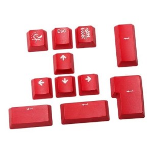 SET 11 TECLAS DUCKY RED PBT DOUBLE-SHOT KEYCAP SET 11 TECLAS DUCKY RED PBT DOUBLE-SHOT KEYCAP