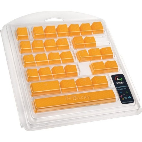 SET 31 TECLAS DUCKY GOMA TRASLUCIDAS AMARILLO YELLOW SET 31 TECLAS DUCKY GOMA TRASLUCIDAS AMARILLO YELLOW