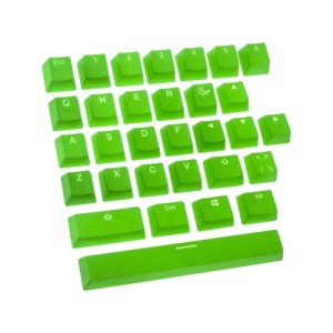 SET 31 TECLAS DUCKY VERDE GOMA RUGOSAS GAMER TRASLUCIDAS SET 31 TECLAS DUCKY VERDE GOMA RUGOSAS GAMER TRASLUCIDAS