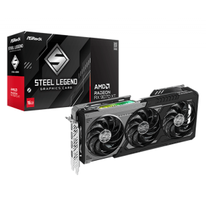 PLACA DE VIDEO ASROCK RX9070XT 16GB STEEL LEGEND DARK PLACA DE VIDEO ASROCK RX9070XT 16GB STEEL LEGEND DARK