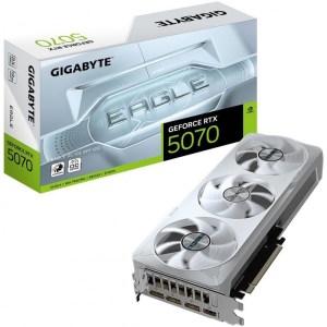 PLACA DE VIDEO GIGABYTE RTX 5070 EAGLE OC ICE 12GB (WHITE) PLACA DE VIDEO GIGABYTE RTX 5070 EAGLE OC ICE 12GB (WHITE)