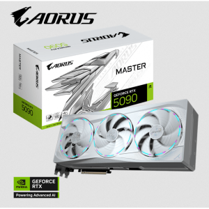 PLACA DE VIDEO GIGABYTE RTX 5090 AORUS MASTER ICE 32GB (WHITE) PLACA DE VIDEO GIGABYTE RTX 5090 AORUS MASTER ICE 32GB (WHITE)