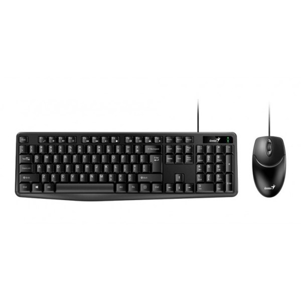 TECLADO + MOUSE COMBO USB GENIUS KM-170 BLACK TECLADO + MOUSE COMBO USB GENIUS KM-170 BLACK