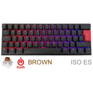 TECLADO GAMER DUCKY MECHA MINI V2 RGB Kailh BOX brown switch MECANICO ISO SP TECLADO GAMER DUCKY MECHA MINI V2 RGB Kailh BOX brown switch MECANICO ISO SP