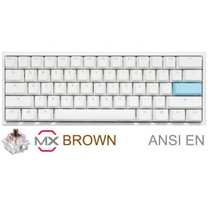 TECLADO GAMER DUCKY ONE 2 MINI PURE WHITE RGB CHERRY BROWN RGB DOUBLE-SHOT PBT MECANICO TECLADO GAMER DUCKY ONE 2 MINI PURE WHITE RGB CHERRY BROWN RGB DOUBLE-SHOT PBT MECANICO