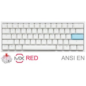 TECLADO GAMER DUCKY ONE 2 MINI PURE WHITE RGB VERSION GAMING CHERRY MX RED DOUBLE-SHOT PBT MECANICO TECLADO GAMER DUCKY ONE 2 MINI PURE WHITE RGB VERSION GAMING CHERRY MX RED DOUBLE-SHOT PBT MECANICO