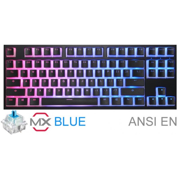 TECLADO GAMER DUCKY ONE 2 RGB TKL PUDDING EDITION RGB LED CHERRY MX BLUE DOUBLE SHOT TECLADO GAMER DUCKY ONE 2 RGB TKL PUDDING EDITION RGB LED CHERRY MX BLUE DOUBLE SHOT