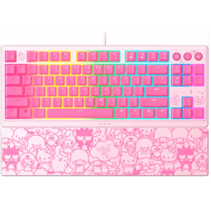 TECLADO GAMER RAZER ORNATA V3 TKL HELLO KITTY EDITION TECLADO GAMER RAZER ORNATA V3 TKL HELLO KITTY EDITION