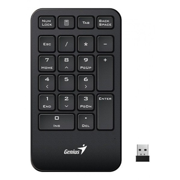 TECLADO NUMERICO WIRELESS GENIUS NUMPAD 1000 BLACK TECLADO NUMERICO WIRELESS GENIUS NUMPAD 1000 BLACK