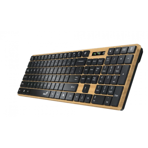 TECLADO GENIUS RS2 SLIMSTAR 7250BT AI SP PINE WOOD BT TECLADO GENIUS RS2 SLIMSTAR 7250BT AI SP PINE WOOD BT