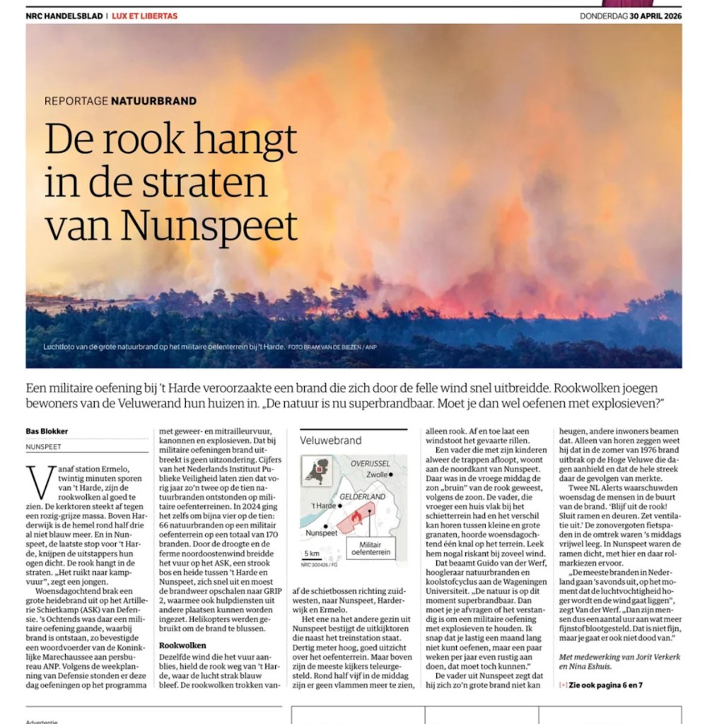 Les Pays-Bas en proie aux feux de forêt Les Pays-Bas en proie aux feux de forêt