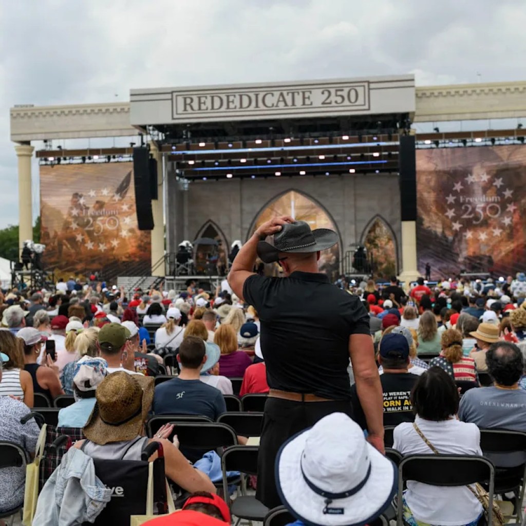 « Guerre spirituelle », « moment historique »: l’Amérique trumpiste célèbre ses racines chrétiennes lors d’un marathon de « prière nationale » à Washington « Guerre spirituelle », « moment historique »: l’Amérique trumpiste célèbre ses racines chrétiennes lors d’un marathon de « prière nationale » à Washington