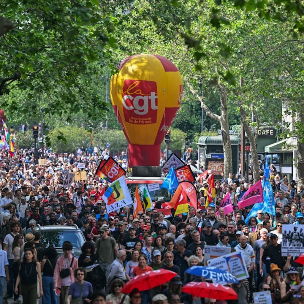 1er-Mai: la CGT relève plus de 300.000 manifestants en France, 158.000 d’après un décompte de la police 1er-Mai: la CGT relève plus de 300.000 manifestants en France, 158.000 d’après un décompte de la police