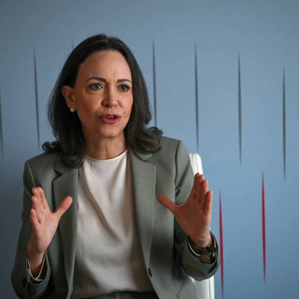 Venezuela: le chavisme est « affaibli » par Trump, dit l’opposante Maria Corina Machado à l’AFP Venezuela: le chavisme est « affaibli » par Trump, dit l’opposante Maria Corina Machado à l’AFP