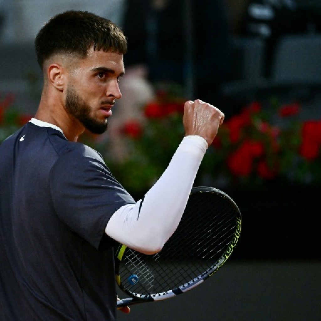 Tennis: la sensation Prizmic enchaîne à Rome, Musetti vainqueur en larmes Tennis: la sensation Prizmic enchaîne à Rome, Musetti vainqueur en larmes