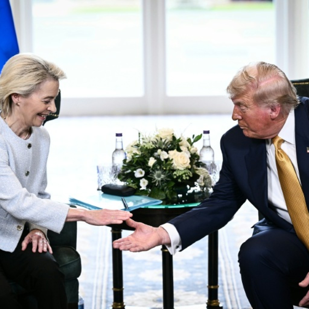Tout en diversifiant ses alliances, l’UE veut préserver son accord commercial avec Trump Tout en diversifiant ses alliances, l’UE veut préserver son accord commercial avec Trump