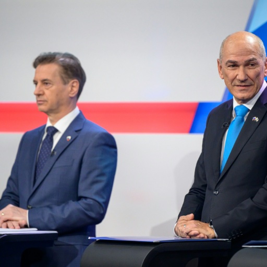 Les Slovènes votent entre le libéral Golob et le pro-Trump Jansa Les Slovènes votent entre le libéral Golob et le pro-Trump Jansa