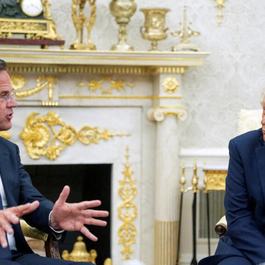 Donald Trump, très remonté contre l’Otan, a reçu Mark Rutte à la Maison Blanche Donald Trump, très remonté contre l’Otan, a reçu Mark Rutte à la Maison Blanche