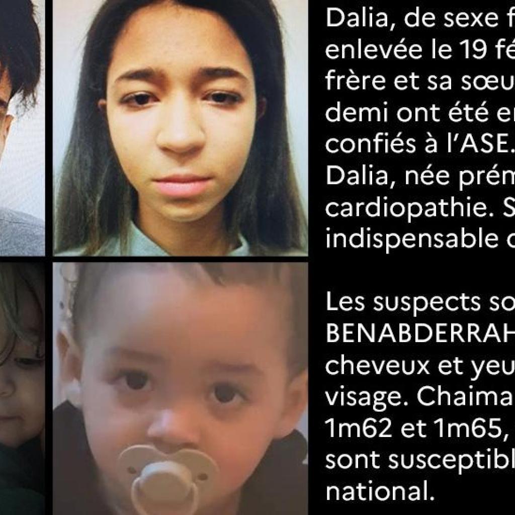 L’alerte enlèvement déclenchée après la disparition de trois enfants en Seine-Saint-Denis L’alerte enlèvement déclenchée après la disparition de trois enfants en Seine-Saint-Denis