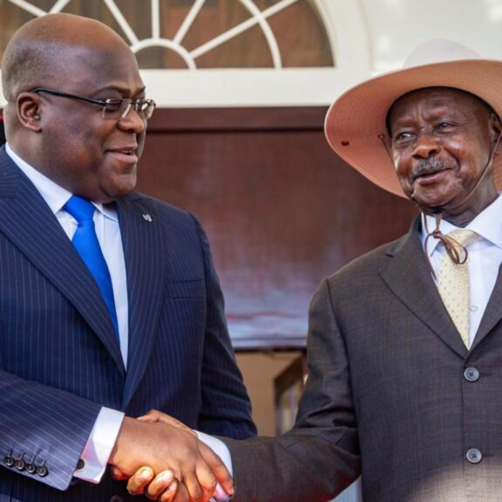 Le président de la RDC en Ouganda pour renforcer la coopération bilatérale Le président de la RDC en Ouganda pour renforcer la coopération bilatérale