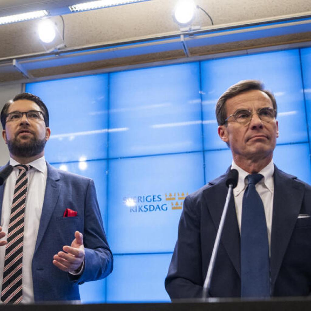 Suède: le Premier ministre annonce qu’il nommera des ministres d’extrême droite en cas de victoire aux législatives Suède: le Premier ministre annonce qu’il nommera des ministres d’extrême droite en cas de victoire aux législatives