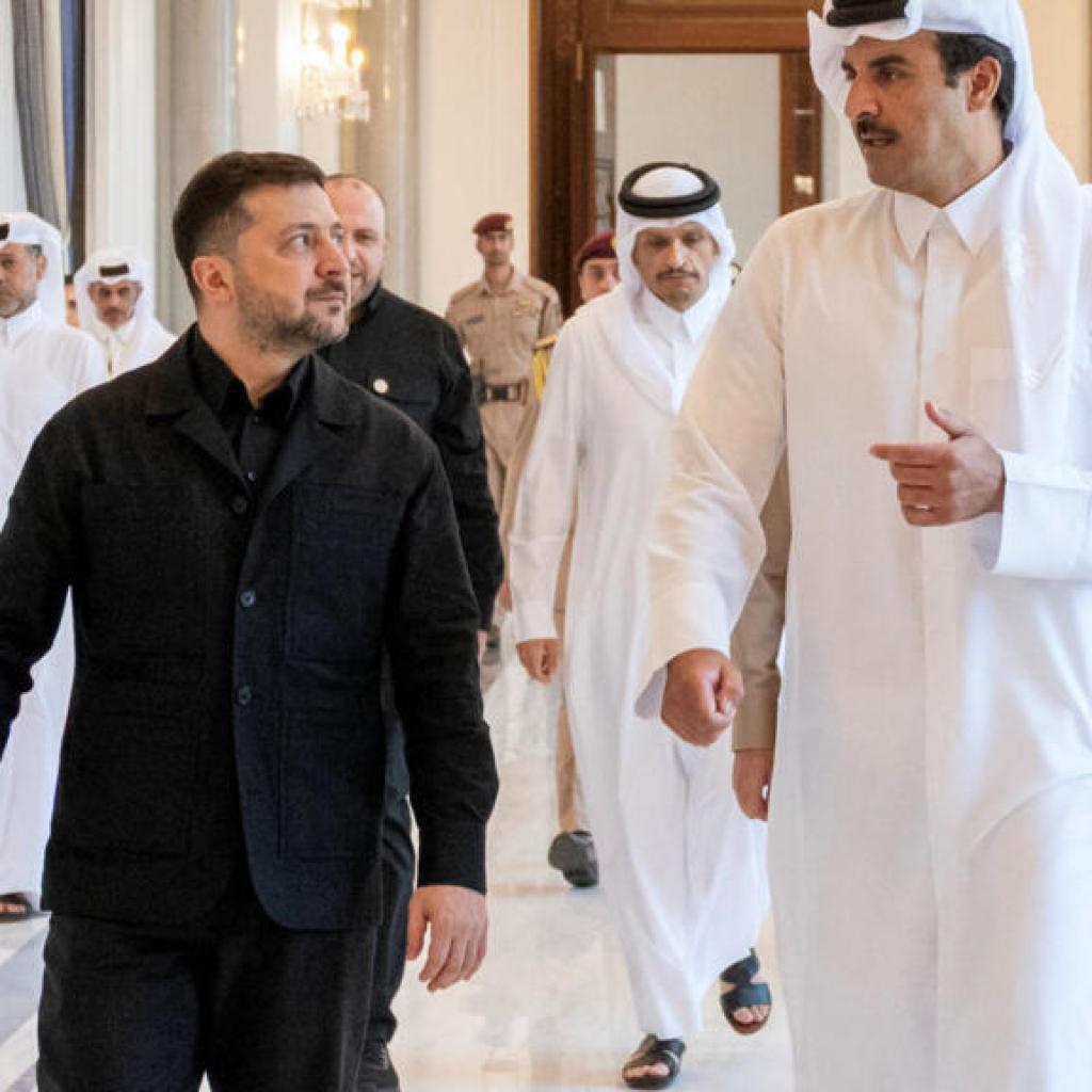 En tournée dans les pays du Golfe, Volodymyr Zelensky vend son expertise anti-drone En tournée dans les pays du Golfe, Volodymyr Zelensky vend son expertise anti-drone