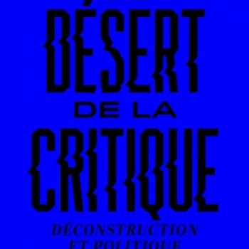 Retour sur un désert amplifié Retour sur un désert amplifié
