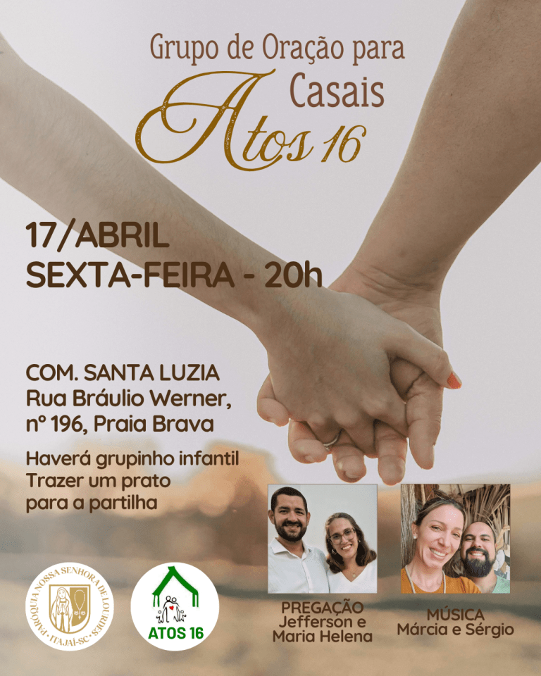 Grupo Atos 16 promove encontro mensal na Comunidade Santa Luzia Grupo Atos 16 promove encontro mensal na Comunidade Santa Luzia