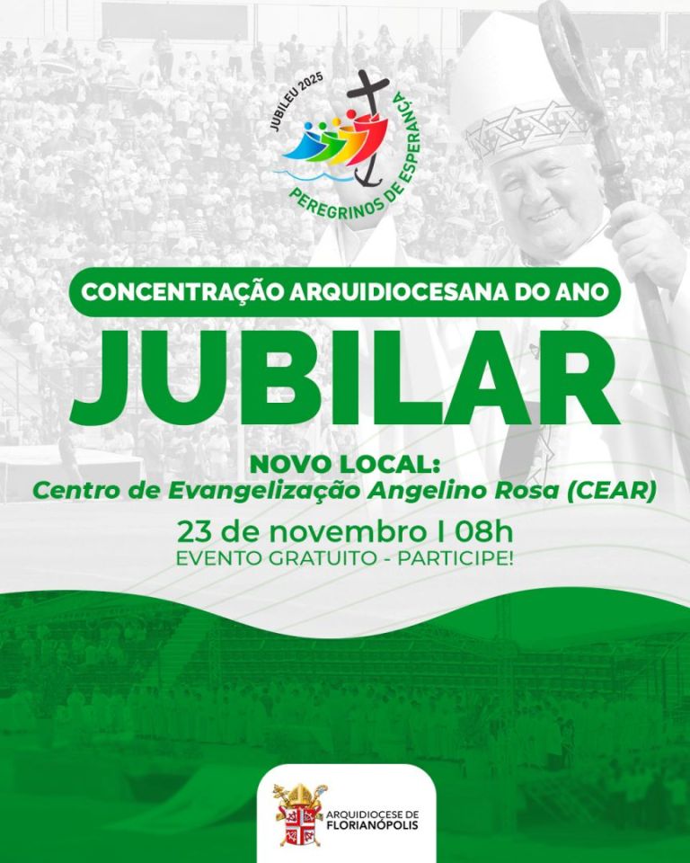 Participe da Concentração Arquidiocesana do Ano Jubilar 2025 Participe da Concentração Arquidiocesana do Ano Jubilar 2025