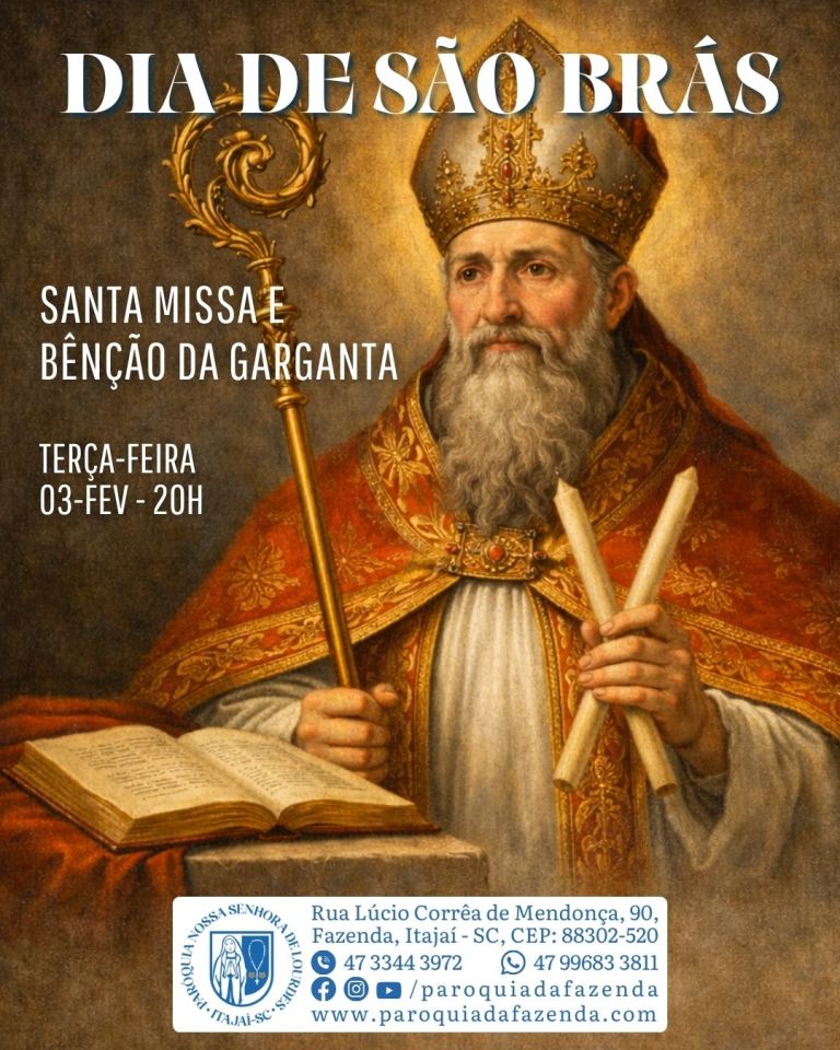 Na intercessão de São Brás, uma noite de fé e bênção Na intercessão de São Brás, uma noite de fé e bênção