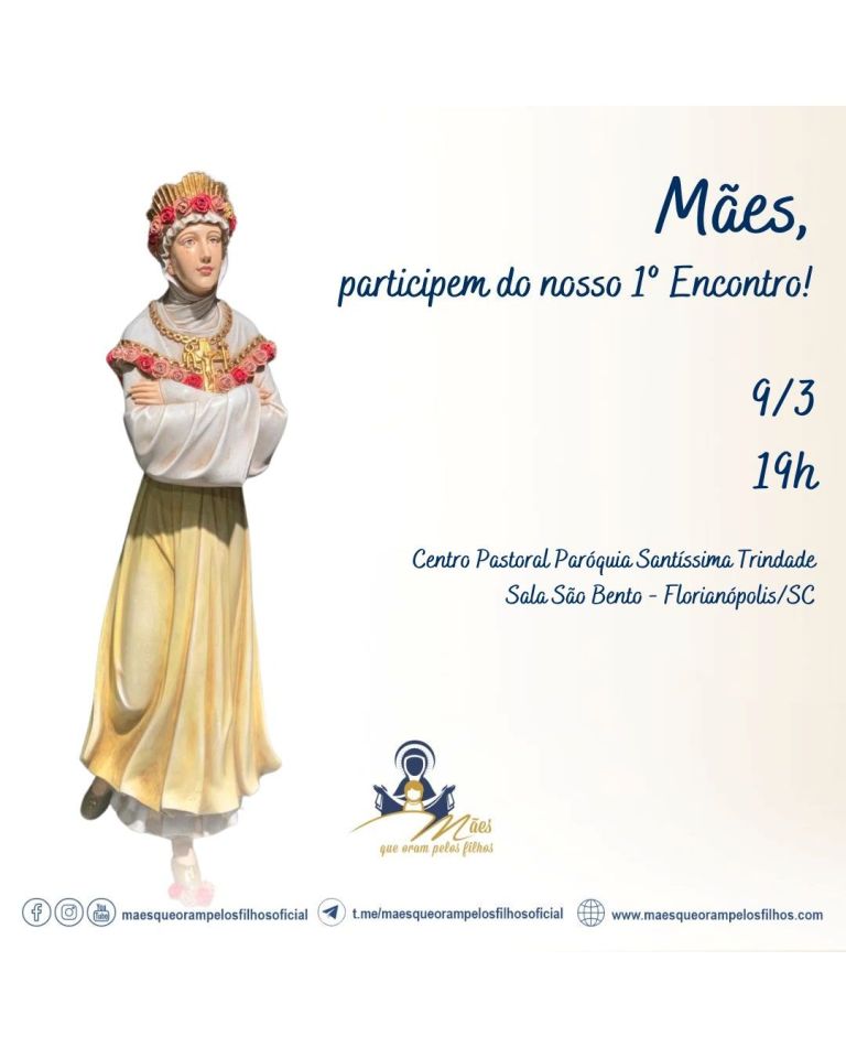 Movimento Mães que Oram pelos Filhos inicia em março Movimento Mães que Oram pelos Filhos inicia em março