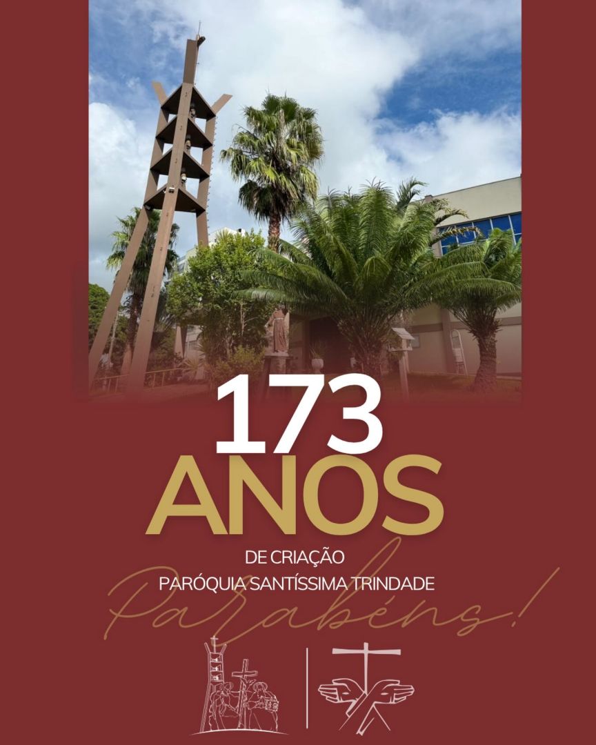Paróquia Santíssima Trindade completa 173 anos de fundação Paróquia Santíssima Trindade completa 173 anos de fundação