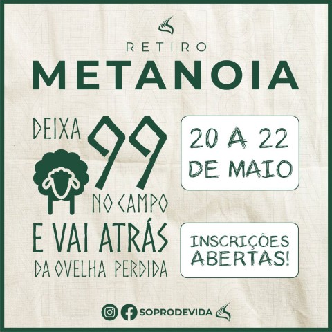 Grupo Sopro de Vida realiza retiro para jovens Grupo Sopro de Vida realiza retiro para jovens