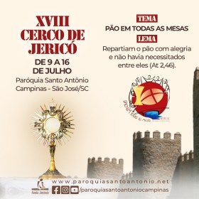 XVIII Cerco de Jericó inicia dia 9 de julho XVIII Cerco de Jericó inicia dia 9 de julho