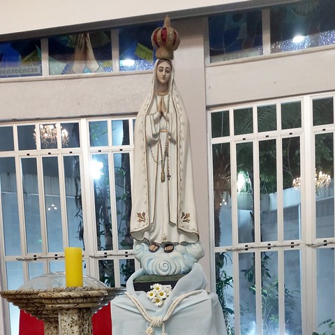 Nossa Senhora de Fátima recebe homenagens em 13 de maio Nossa Senhora de Fátima recebe homenagens em 13 de maio