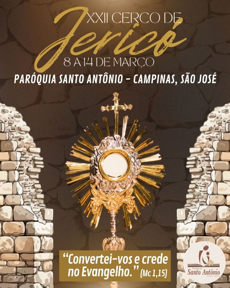 XXII Cerco de Jericó acontece agora em março XXII Cerco de Jericó acontece agora em março