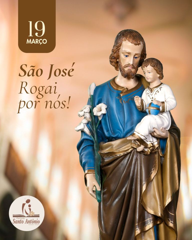 São José, padroeiro da cidade, inspira fé e confiança em Deus São José, padroeiro da cidade, inspira fé e confiança em Deus