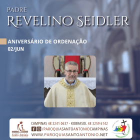 Parabéns, Padre Revelino! Parabéns, Padre Revelino!