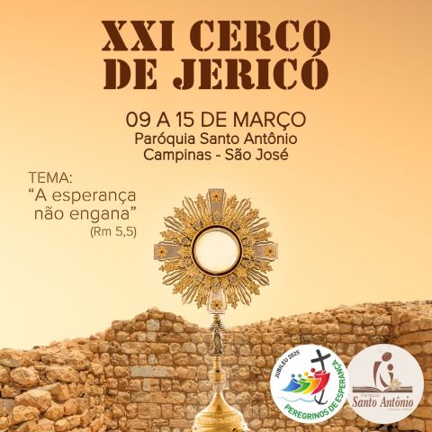 Participe do Cerco de Jericó que acontece em março Participe do Cerco de Jericó que acontece em março