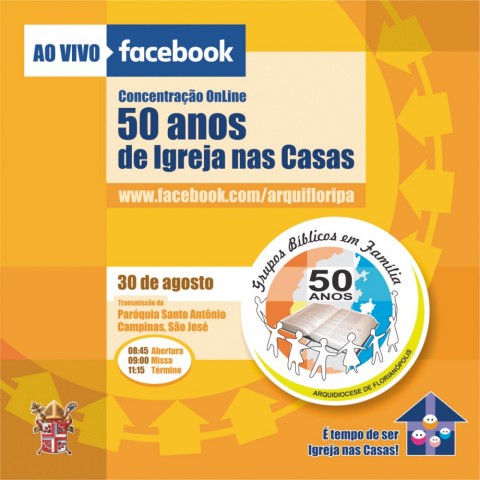 Concentração online dos Grupos Bíblicos em Família acontece neste domingo na Arquidiocese Concentração online dos Grupos Bíblicos em Família acontece neste domingo na Arquidiocese