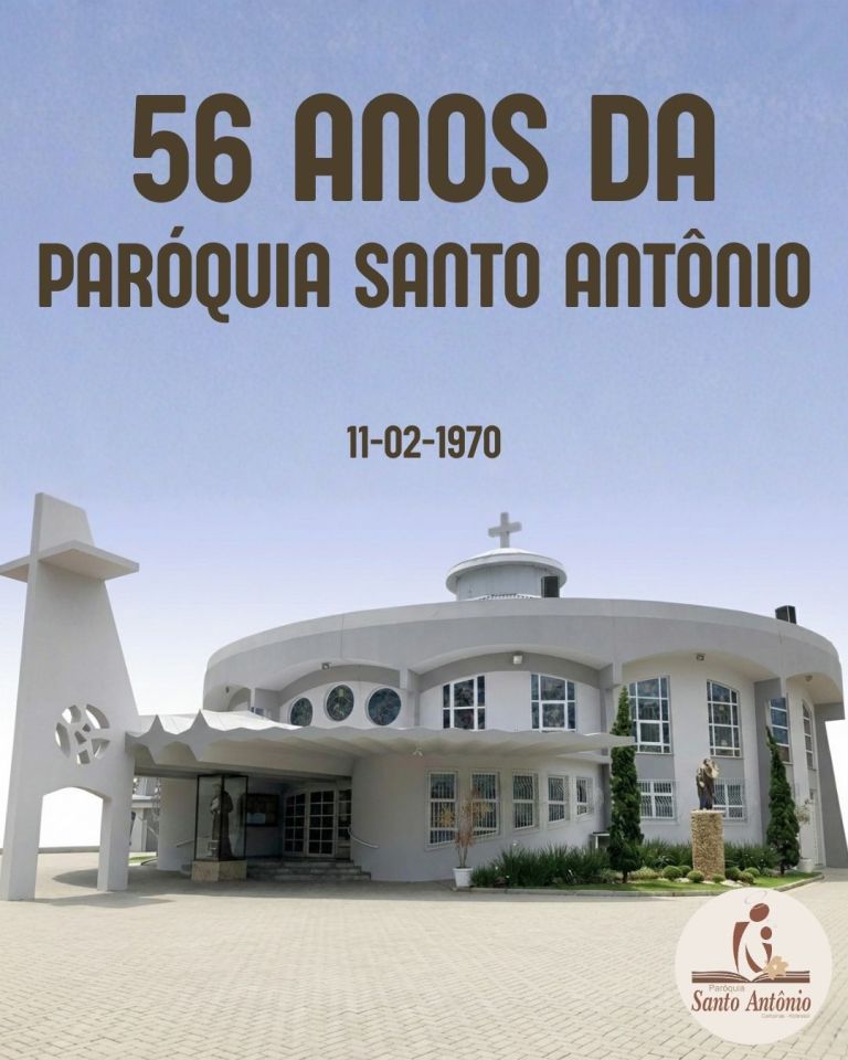 Paróquia completa 56 anos de fundação Paróquia completa 56 anos de fundação