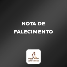 Nota de Falecimento Nota de Falecimento