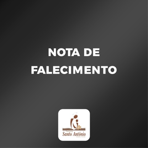 Nota de Falecimento Nota de Falecimento
